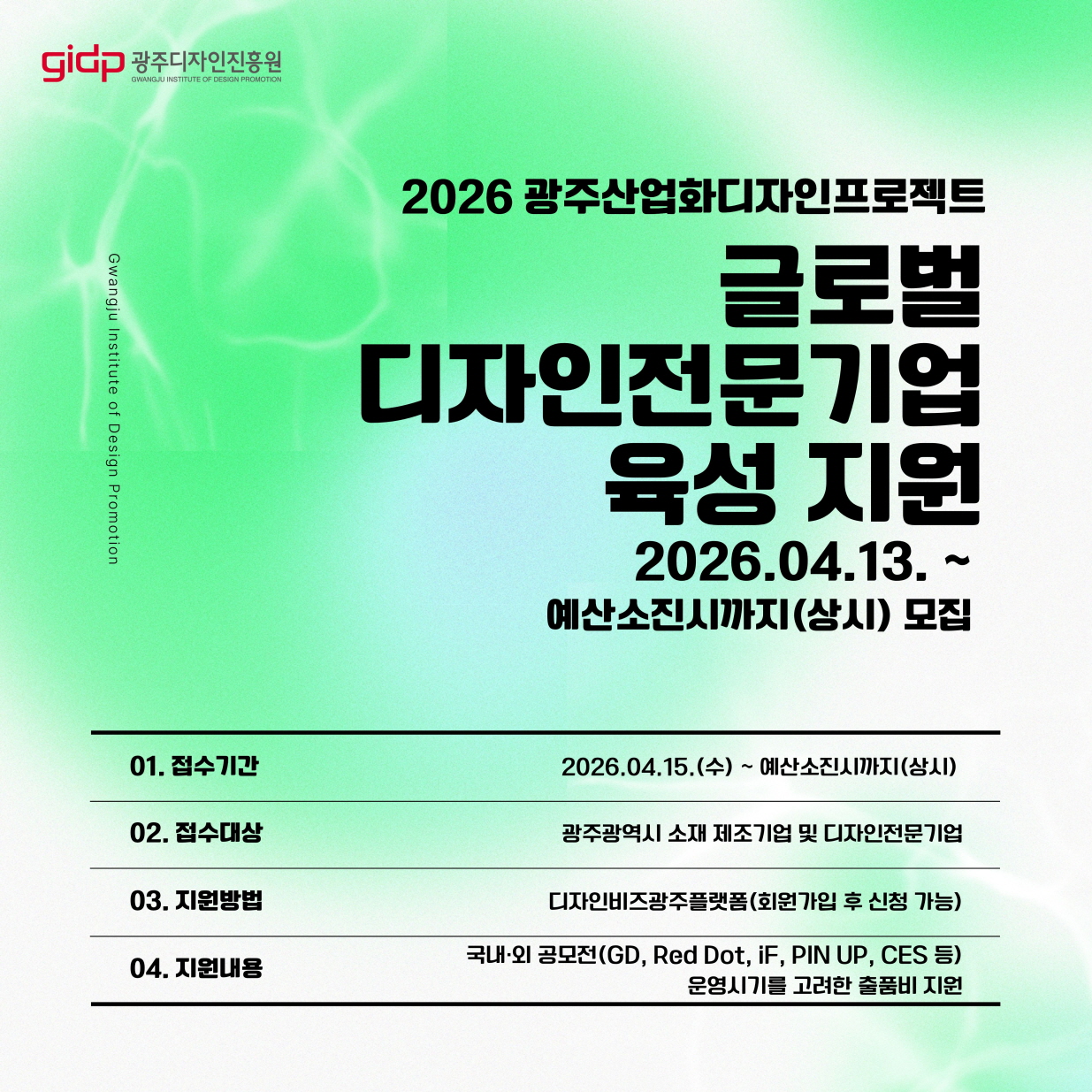 글로벌 디자인전문기업 육성 지원